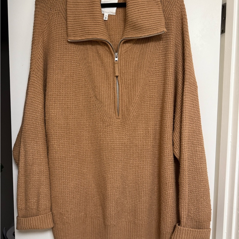 Aerie Tan Ribbed Sweater